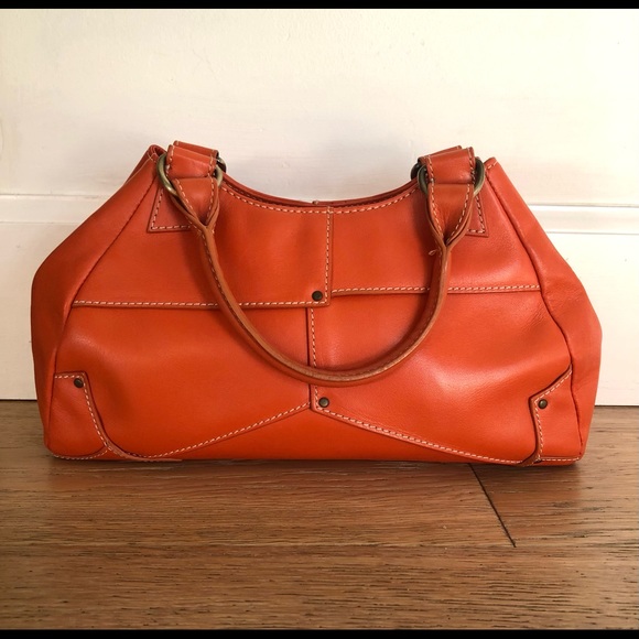 Donald J. Pliner - Purse/Handbag, Beautiful Orange Color, Excellent Condition - Picture 2 of 7